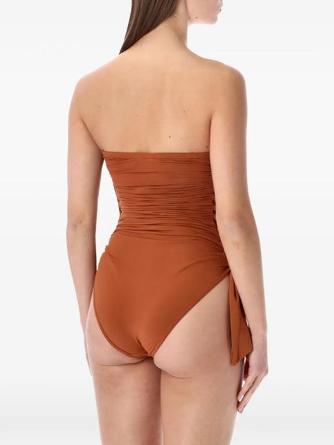 ZIMMERMANN Daylight knot strapless beachwear - Brown