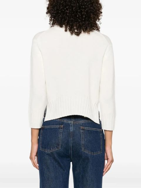 LouLou de Saison Mora cashmere jumper - White