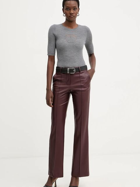 Pinko sweter wełniany damski kolor szary lekki - zdjęcie produktu nr 2