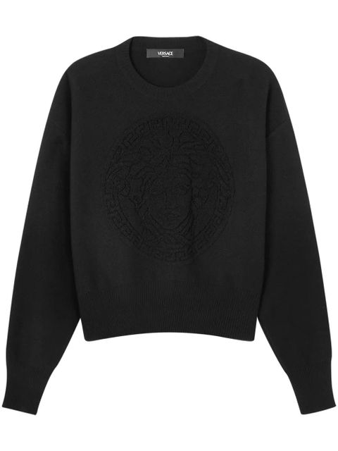 Versace Medusa towel sweater - Black - zdjęcie produktu nr 1