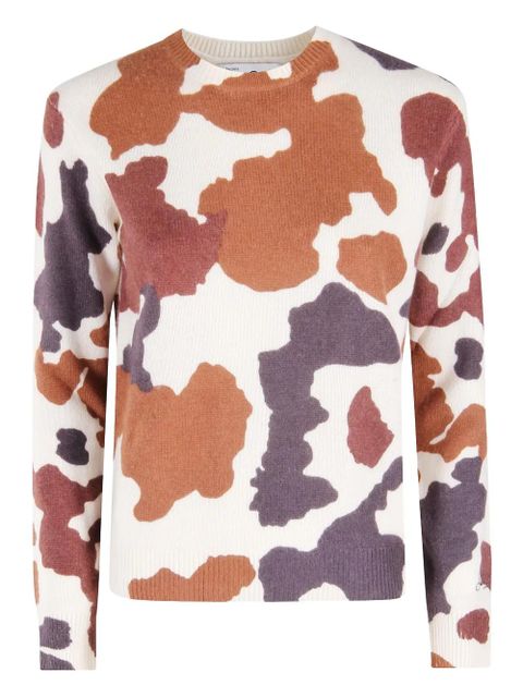 MC2 Saint Barth printed crew-neck sweater - Neutrals - zdjęcie produktu nr 1