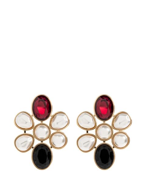 Self-Portrait faux-pearl earrings - Gold - zdjęcie produktu nr 1