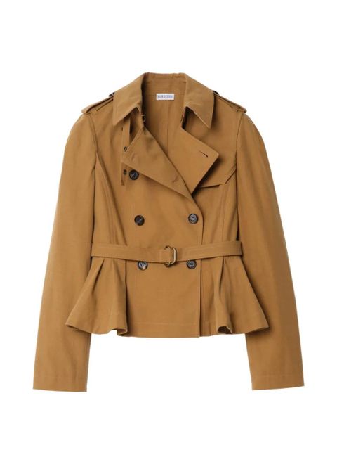 Burberry cotton Isabella trench jacket - Brown - zdjęcie produktu nr 1