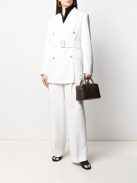 Golden Goose double-breasted belted blazer - White - zdjęcie produktu nr 2