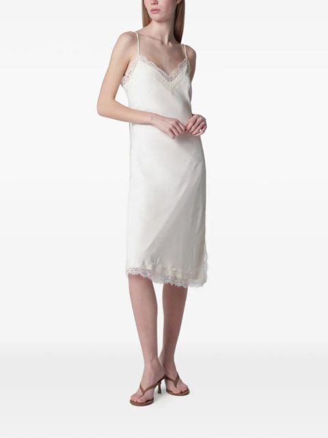 Róhe lace-trim midi dress - Neutrals - zdjęcie produktu nr 2