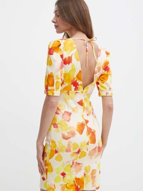 Morgan sukienka RAMIN.F kolor żółty mini prosta