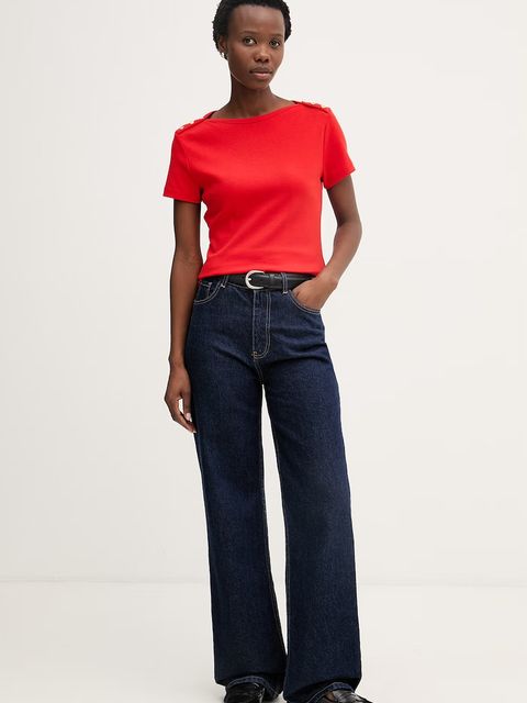 Tommy Hilfiger t-shirt damski bawełniany - zdjęcie produktu nr 1