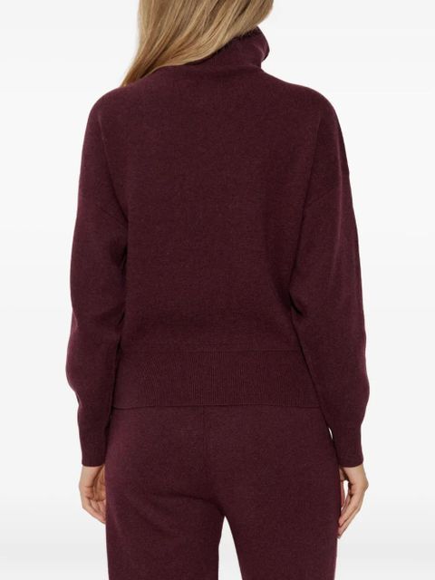 MARANT ÉTOILE high-neck zip-up cardigan - Red - zdjęcie produktu nr 2