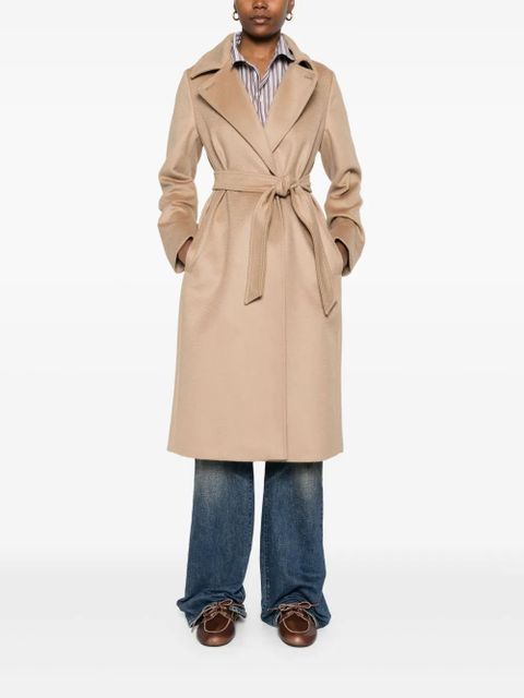 Max Mara virgin-wool trench coat - Neutrals - zdjęcie produktu nr 2