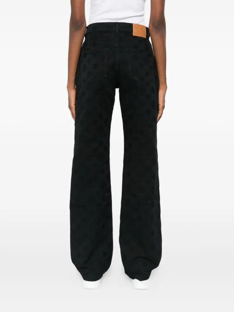 Casablanca monogram-print jeans - Black - zdjęcie produktu nr 2