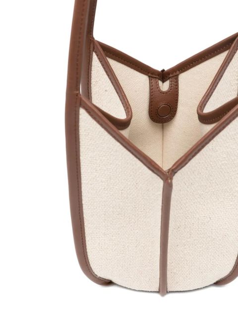 Hereu Calella canvas bucket bag - Neutrals