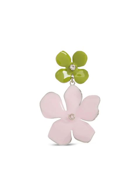 Marni floral drop earrings - Pink