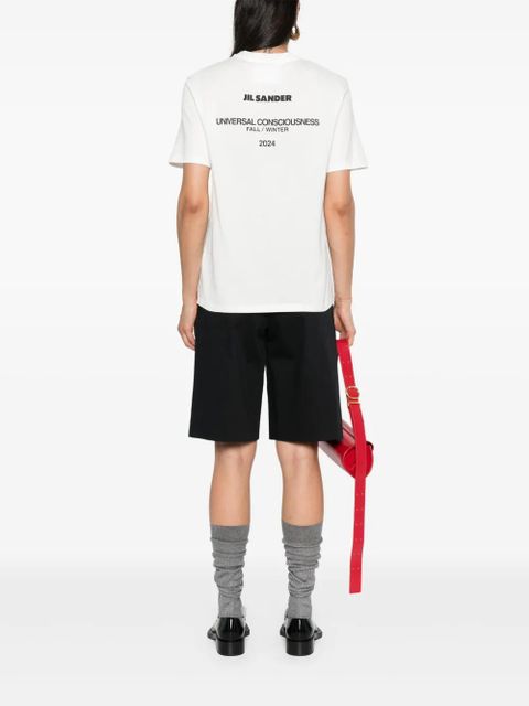 Jil Sander logo-print cotton T-shirt - Neutrals - zdjęcie produktu nr 2