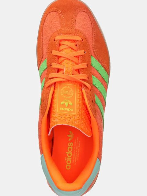 adidas Originals sneakersy nubukowe Gazelle Indoor W damskie kolor pomarańczowy JQ0193