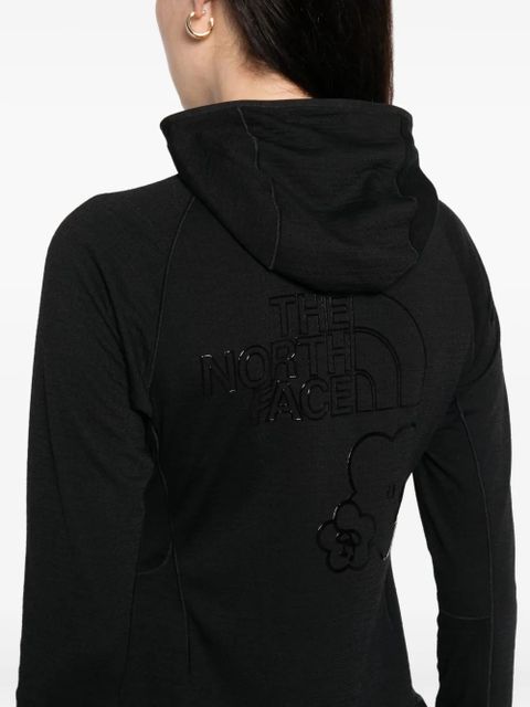 Cecilie Bahnsen x The North Face ruffled hoodie - Black