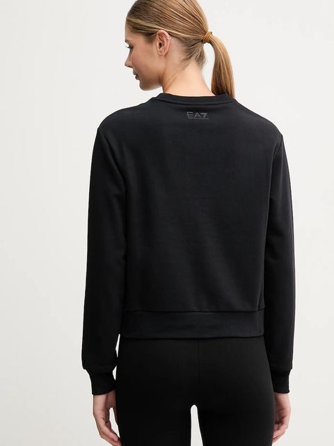 EA7 Emporio Armani bluza damska kolor czarny z aplikacją AF16442.7W000542