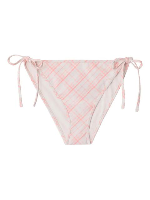 Burberry check bikini briefs - Pink - zdjęcie produktu nr 1