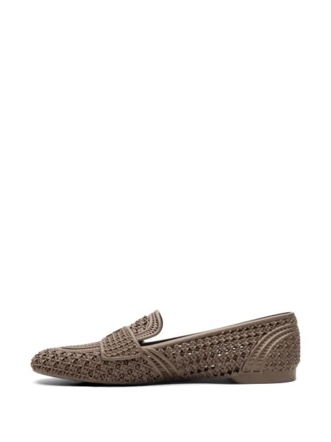 Casadei 3D-printed loafers - Brown