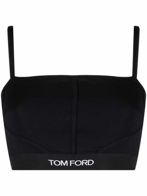 TOM FORD logo underband bralette top - Black - zdjęcie produktu nr 1