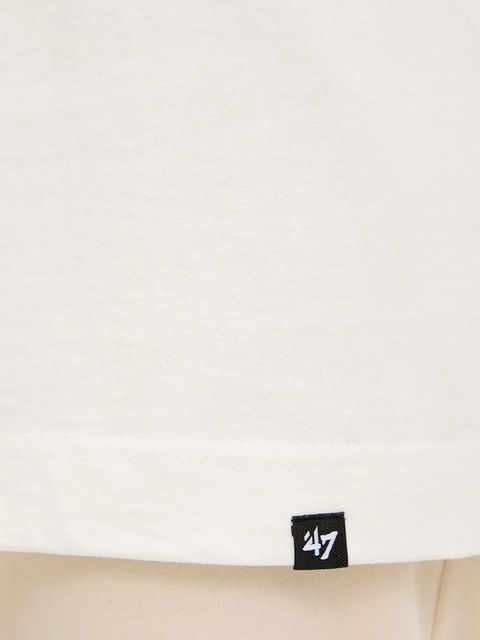 47 brand t-shirt bawełniany MLB New York Yankees damski kolor biały BB016TMPEES646062SS