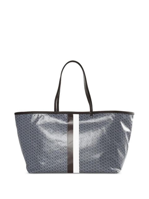 Tory Burch XL Racer stripe print tote bag - Blue - zdjęcie produktu nr 1