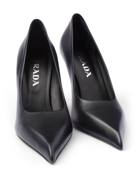 Prada 85mm leather pumps - Black