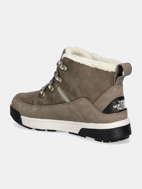 The North Face śniegowce Sierra Mid damskie kolor brązowy ocieplone NF0A4T3X8IU1