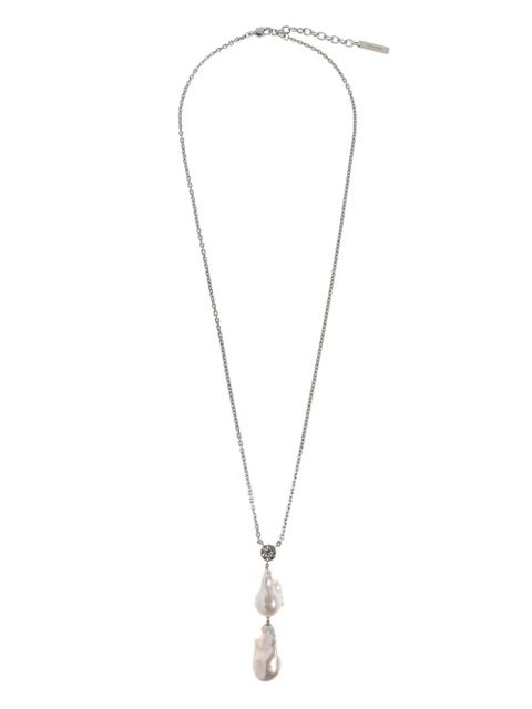 Givenchy faux-pearl drop necklace - Silver - zdjęcie produktu nr 1