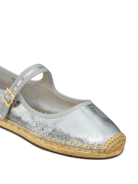 Tory Burch Mary Jane espadrilles - Silver