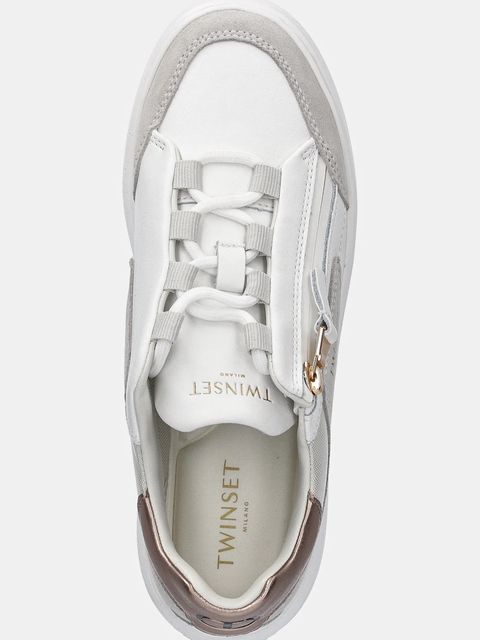 Twinset sneakersy damskie kolor biały 252TGT018