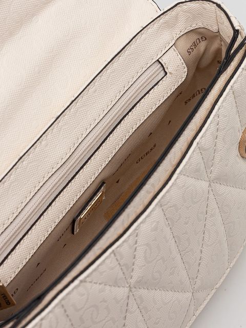 Guess torebka ALDINA kolor beżowy HWGG96 63200