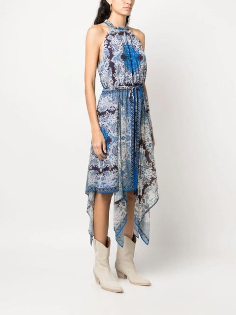 TWINSET all-over-print dress - Blue