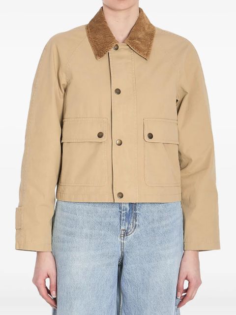 Burberry cropped jacket - Neutrals - zdjęcie produktu nr 1