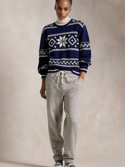 Polo Ralph Lauren sweter wełniany damski kolor granatowy ciepły 211947933