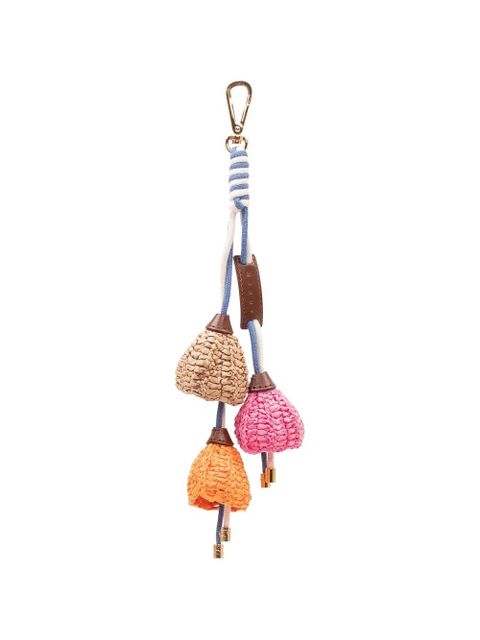 Marni flower-pendant keyring - Blue - zdjęcie produktu nr 2