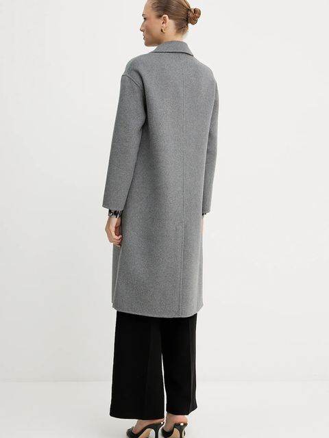 Silvian Heach płaszcz z wełną PARASCHIV kolor szary GPA25517CP
