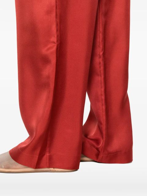 LouLou de Saison Alera elasticated-waistband trousers - Red