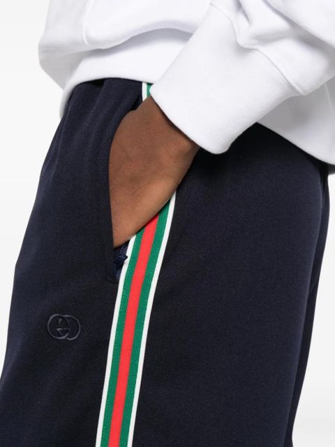 Gucci side-stripe trousers - Blue