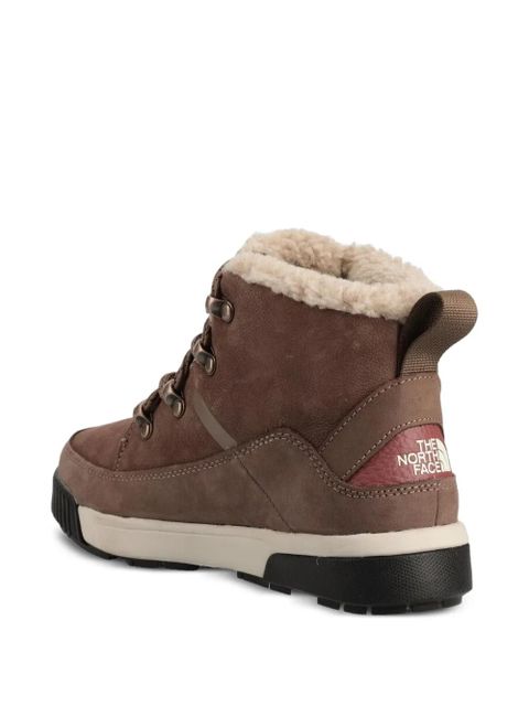 The North Face logo-detail boots - Brown