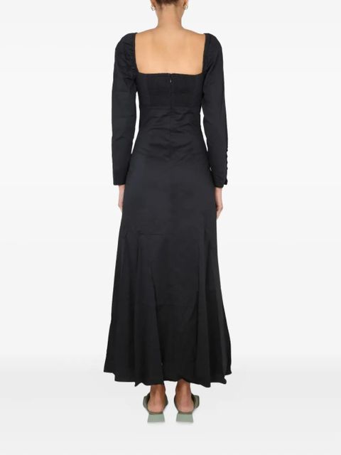 STAUD Josephine poplin maxi dress - Black - zdjęcie produktu nr 2