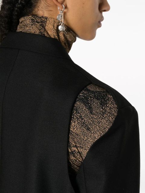 The Row Cowal cut-out blazer - Black