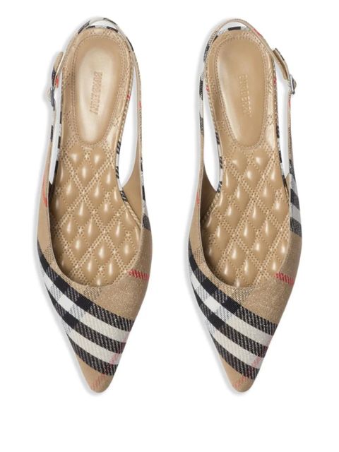 Burberry Birdie flat pumps - Brown