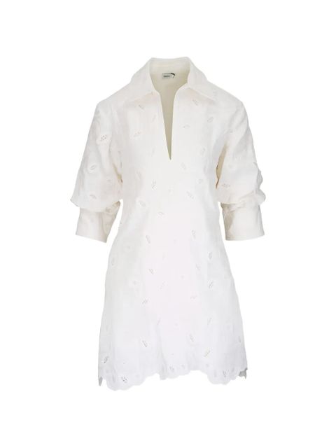 Simkhai Crissy ruffled mini dress - White - zdjęcie produktu nr 1