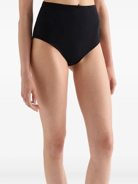 Jil Sander embroidered monogram bikini bottom - Black - zdjęcie produktu nr 2