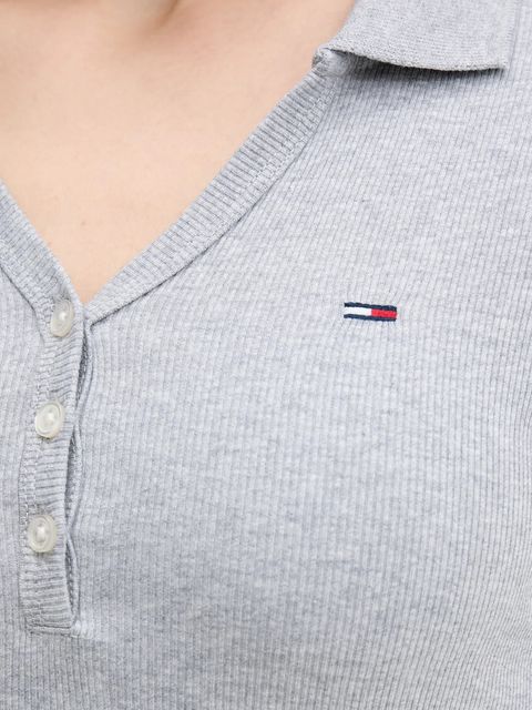 Tommy Jeans sukienka kolor szary mini dopasowana DW0DW21172