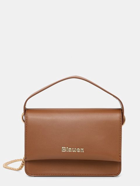 Blauer torebka crossbody damska z imitacji skóry - zdjęcie produktu nr 2