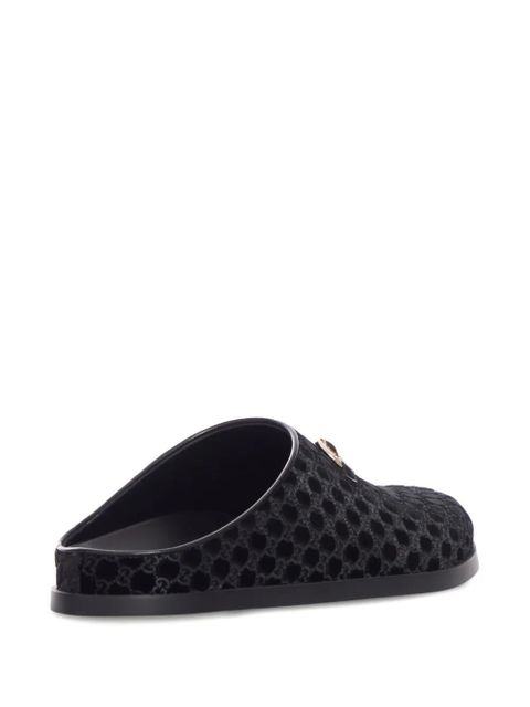 Gucci GG-pattern mules - Black