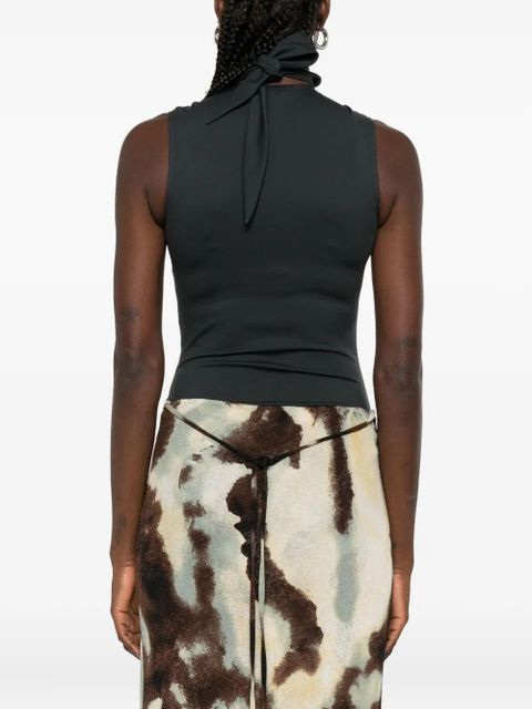 Nanushka turtleneck sleeveless bodysuit - Blue