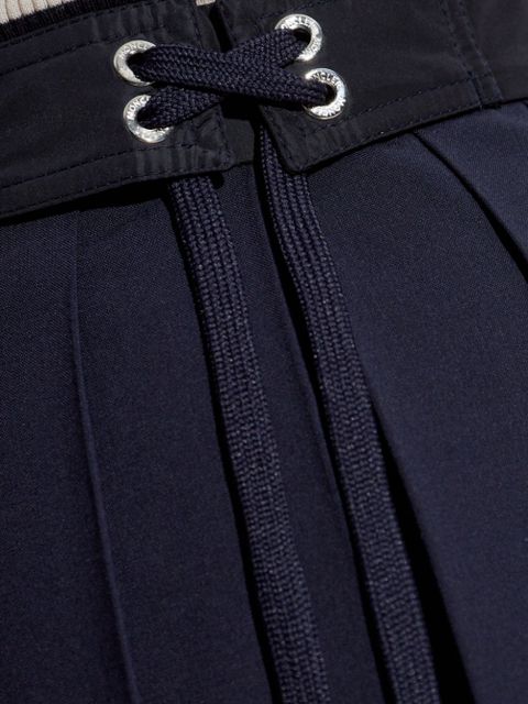 Moncler pleated midi skirt - Blue