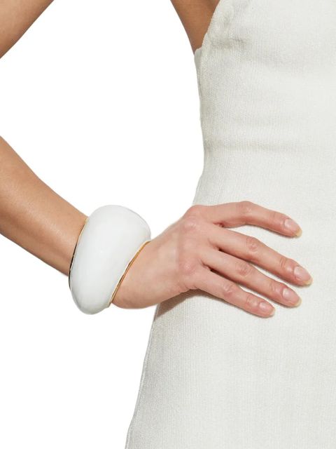 Jacquemus Raisin sculptural cuff bracelets - White - zdjęcie produktu nr 2